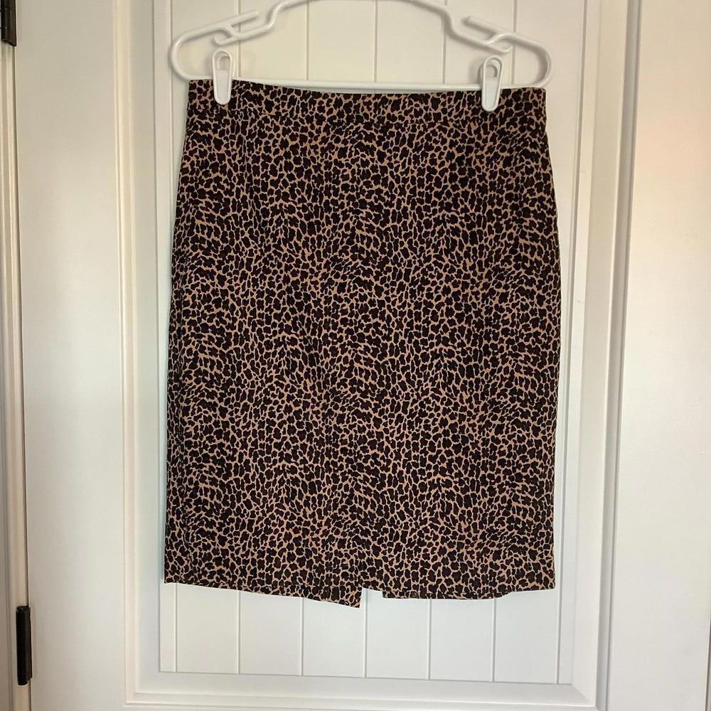 J.Crew Safari Print Pencil Skirt - Size 6